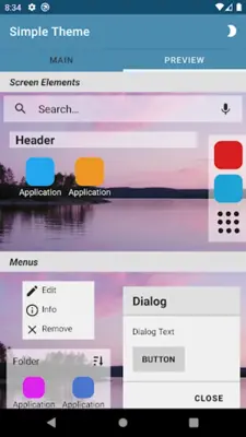 Simple Theme android App screenshot 2